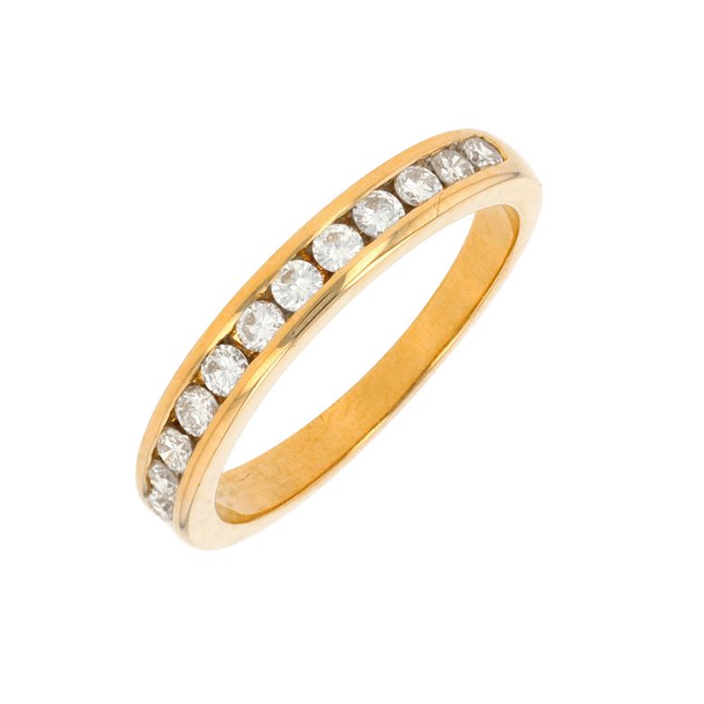Alliance diamants 0.39 carat or jaune 4.08g Comme neuf -  reconditionné disponible sur Gemme Les Bijoux